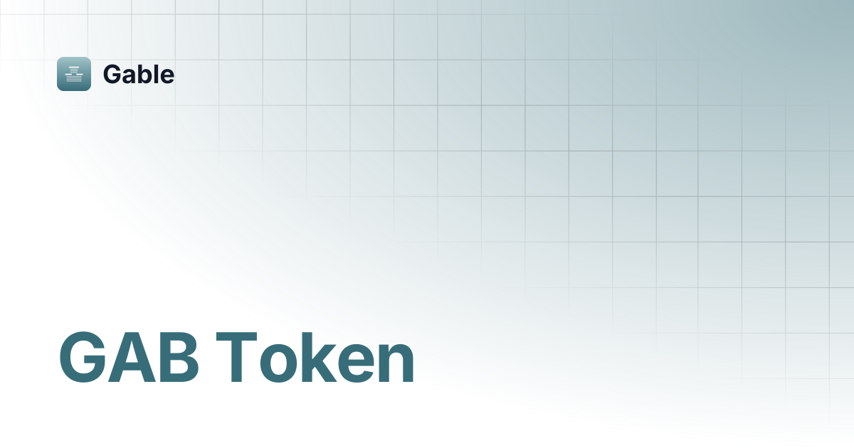 GAB Token | Gable